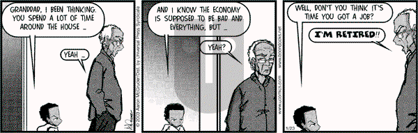 The Boondocks - Monday January 23, 2006 Comic Strip