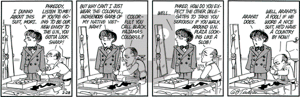 Doonesbury on Tuesday February 28, 1978 Comic Strip