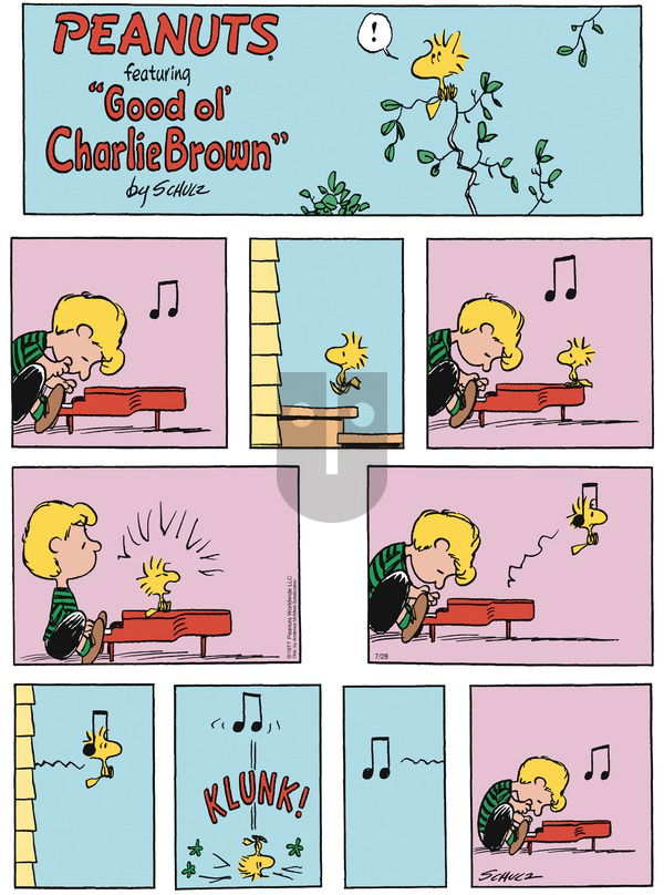 Peanuts - Sunday July 28, 2024 Comic Strip