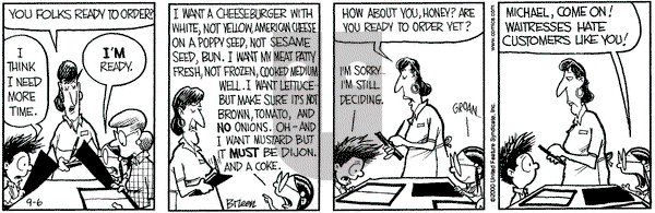 Grand Avenue on Monday October 16, 2000 Comic Strip