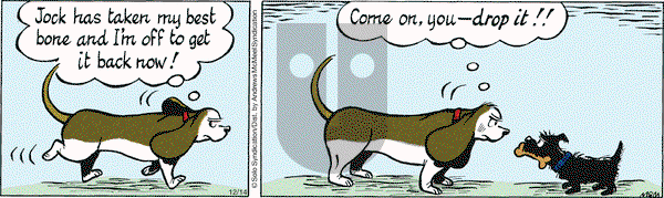 Fred Basset on Friday December 14, 2018 Comic Strip
