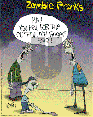 The Flying McCoys on Thursday October 31, 2013 Comic Strip