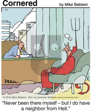 Cornered on Monday April 8, 2019 Comic Strip