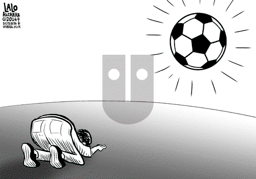 Lalo Alcaraz on Thursday June 26, 2014 Comic Strip