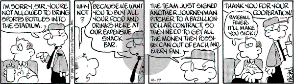 Drabble on Wednesday September 17, 1997 Comic Strip