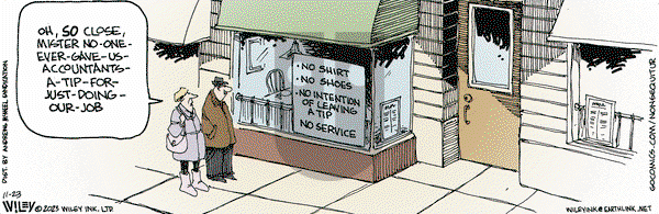 Non Sequitur - Thursday November 23, 2023 Comic Strip