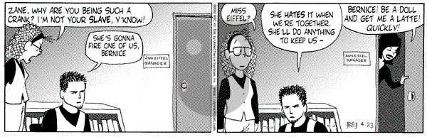 Luann on Tuesday April 23, 2002 Comic Strip