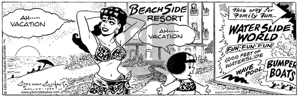 Nancy on Tuesday August 24, 1999 Comic Strip