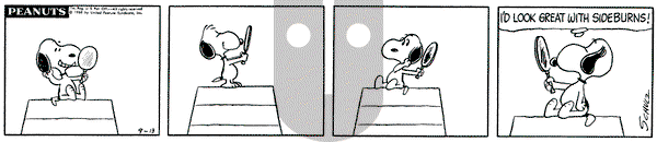 Peanuts on Friday September 13, 1968 Comic Strip