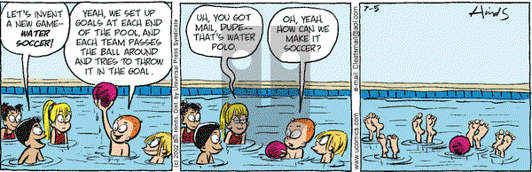 Cleats on Friday July 5, 2002 Comic Strip
