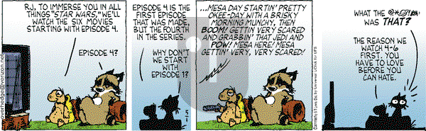 Over the Hedge on Friday May 1, 2015 Comic Strip