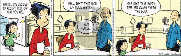 Baldo on Monday November 14, 2005 Comic Strip