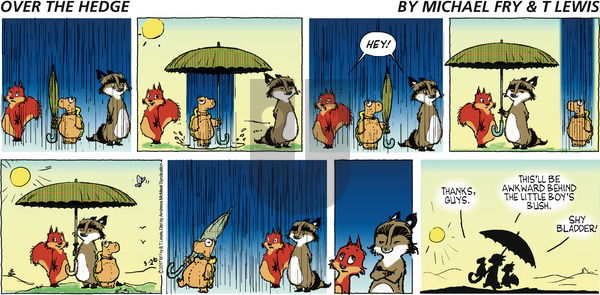 Over the Hedge on Sunday March 26, 2017 Comic Strip