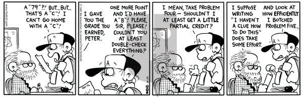 FoxTrot on Monday November 17, 1997 Comic Strip