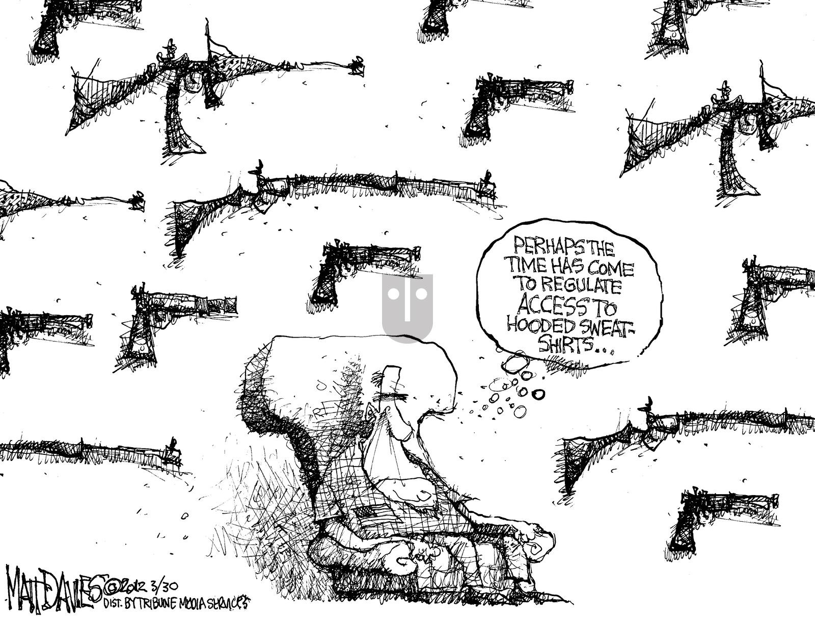 Matt Davies - Sunday April 1, 2012 Comic Strip