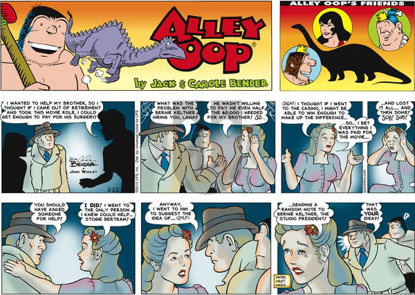 Alley Oop on Sunday February 22, 2015 Comic Strip