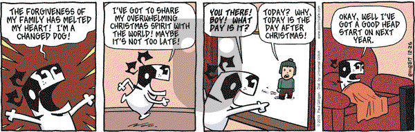 Pooch Cafe on Thursday December 26, 2013 Comic Strip