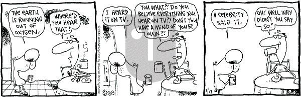 The Duplex on Saturday August 17, 1996 Comic Strip