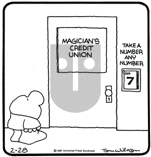 Ziggy on Saturday February 28, 1987 Comic Strip