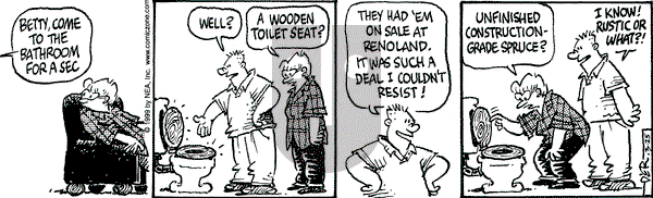 Betty on Thursday March 25, 1999 Comic Strip