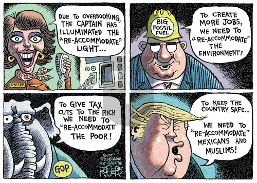 Rob Rogers on Thursday April 13, 2017 Comic Strip
