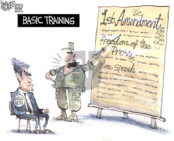 Matt Davies on Monday October 20, 2025 Comic Strip