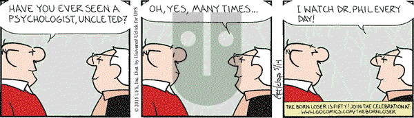 The Born Loser on Thursday May 14, 2015 Comic Strip