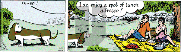 Fred Basset on Saturday September 22, 2018 Comic Strip