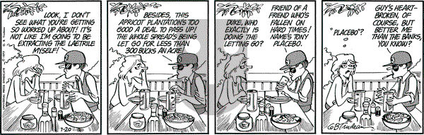 Doonesbury on Wednesday July 20, 1977 Comic Strip