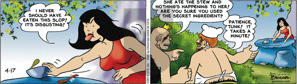 Alley Oop on Thursday April 17, 2014 Comic Strip