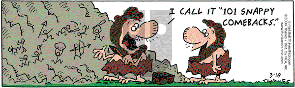 Frank and Ernest - Thursday March 18, 2004 Comic Strip