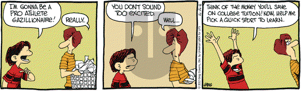 The Buckets on Friday October 12, 2012 Comic Strip