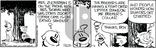 Red and Rover on Wednesday July 18, 2007 Comic Strip