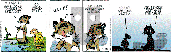 Over the Hedge on Thursday April 16, 2015 Comic Strip