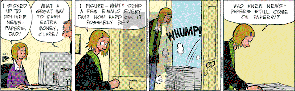 Lucky Cow on Thursday December 21, 2006 Comic Strip