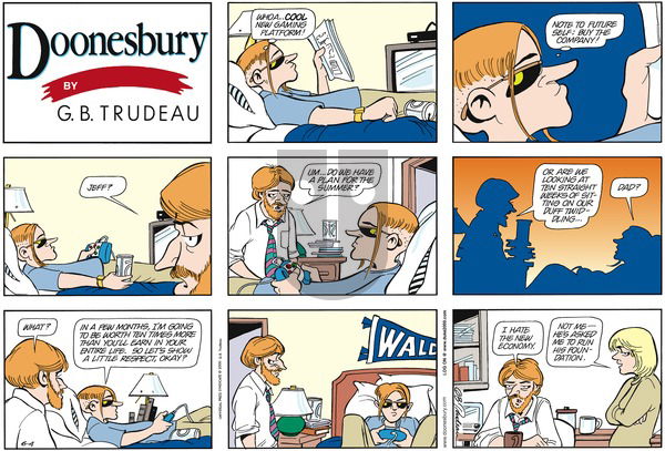 Doonesbury on Thursday June 15, 2000 Comic Strip