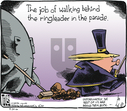 Tom Toles on Friday September 30, 2016 Comic Strip
