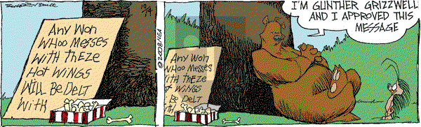The Grizzwells on Tuesday October 14, 2008 Comic Strip