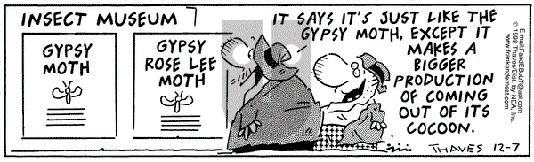 Frank and Ernest on Monday December 7, 1998 Comic Strip