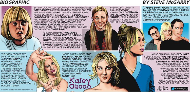 Biographic on Sunday March 21, 2021 Comic Strip