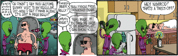 Monty on Wednesday July 15, 2009 Comic Strip