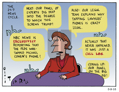 Ted Rall on Wednesday May 9, 2018 Comic Strip