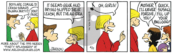 Arlo and Janis on Tuesday April 12, 2005 Comic Strip