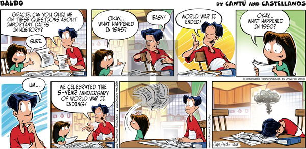 Baldo on Sunday December 8, 2013 Comic Strip