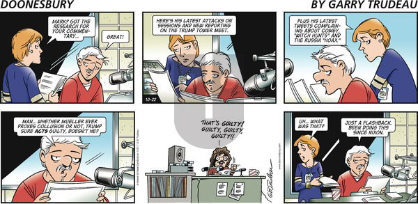 Doonesbury on Sunday October 22, 2017 Comic Strip