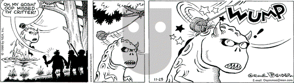 Alley Oop on Monday November 23, 1998 Comic Strip