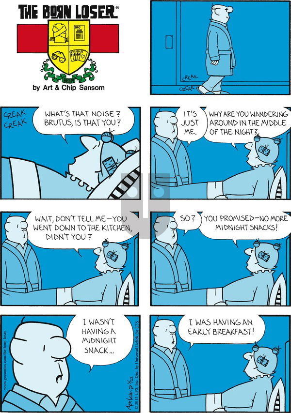 The Born Loser on Sunday March 22, 2015 Comic Strip