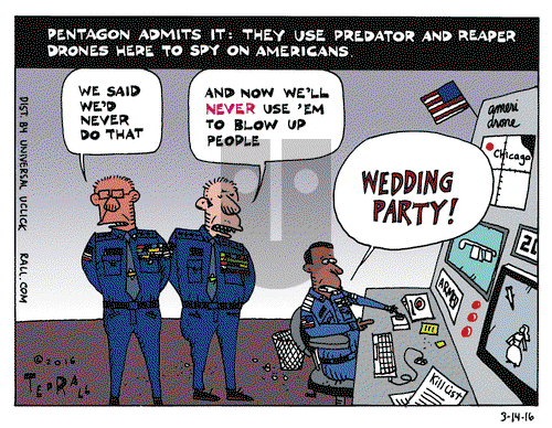 Ted Rall on Monday March 14, 2016 Comic Strip