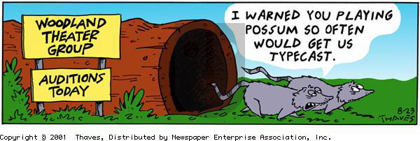 Frank and Ernest on Thursday August 23, 2001 Comic Strip