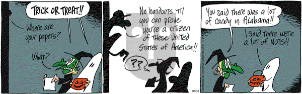 The Knight Life on Monday October 31, 2011 Comic Strip